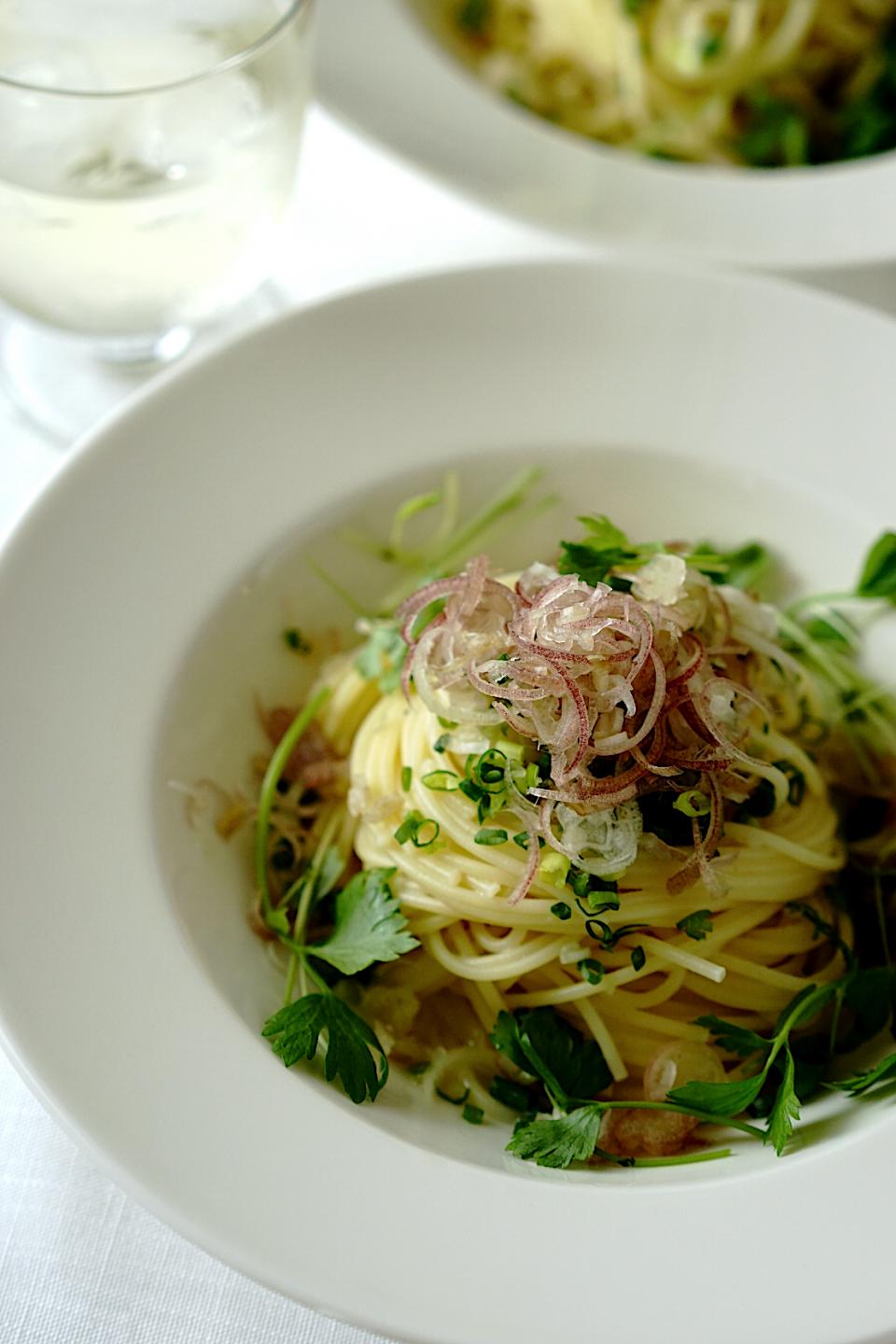 ワサビのパスタ〜アレンジバージョン